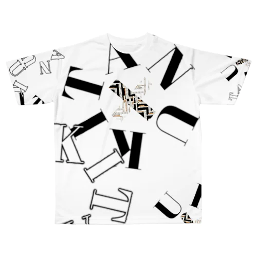 ブランドロゴ All-Over Print T-Shirt