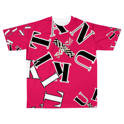 ブランドロゴ All-Over Print T-Shirt