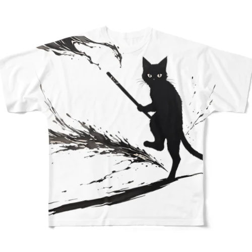 黒猫フルグラフィックTシャツ AI猫」フルグラフィックTシャツの通販 3ページ目 ∞ SUZURI