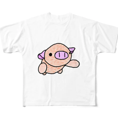 ぶーちゃん All-Over Print T-Shirt