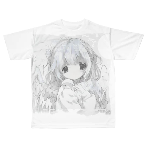 声のなかで溶けそうな All-Over Print T-Shirt