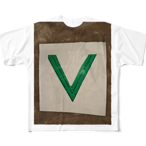 victory56西山勝敏守護神八大龍王BPEVロゴマーク波動 All-Over Print T-Shirt