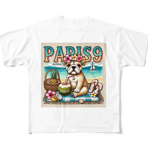 PARIS9 - ALOHA CHILL - No.4 All-Over Print T-Shirt