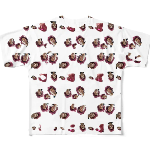 ちりばめ寝癖プロト All-Over Print T-Shirt