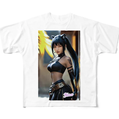 Yuraと動物の融合 All-Over Print T-Shirt