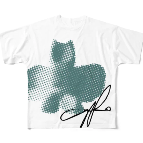 はばたく神念土 All-Over Print T-Shirt
