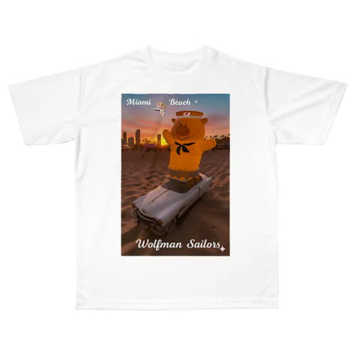 miami All-Over Print T-Shirt