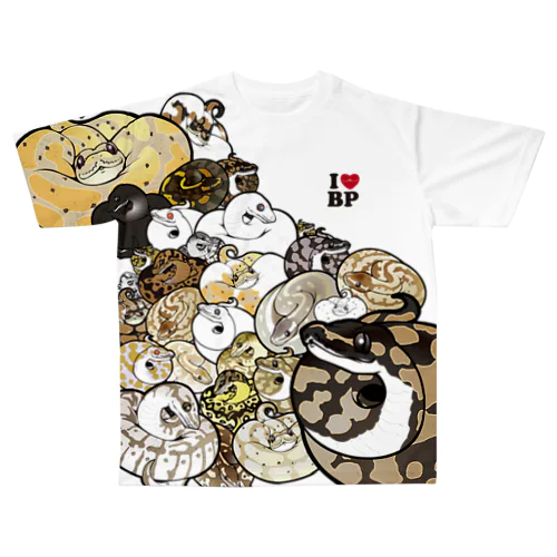 ボールパイソン01 All-Over Print T-Shirt