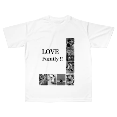 LOVE Family All-Over Print T-Shirt