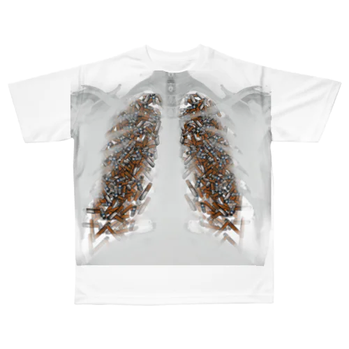 Smoking is addictive All-Over Print T-Shirt
