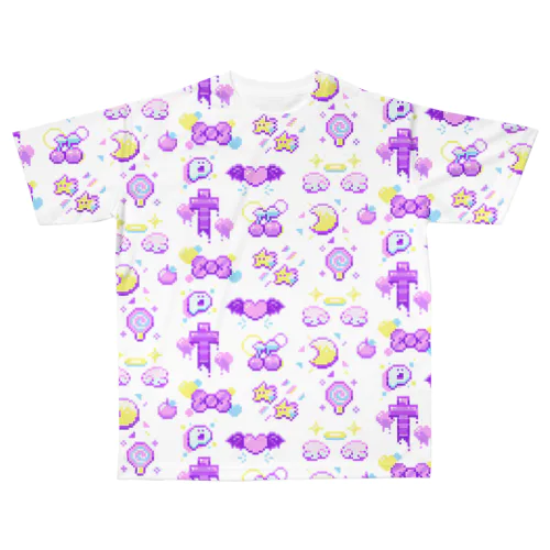 ファンシー8BITものぐらむ All-Over Print T-Shirt