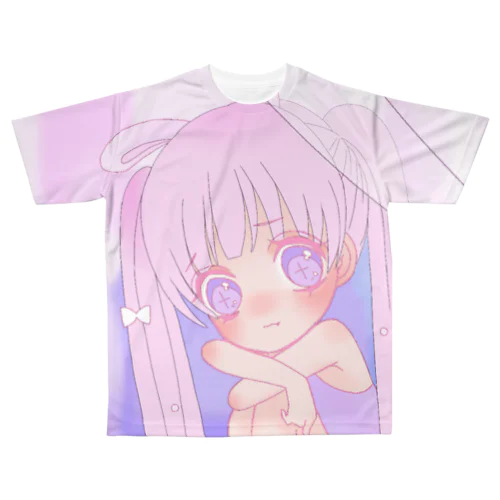 寂しくないないうさうる All-Over Print T-Shirt