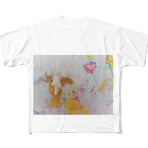 gold face All-Over Print T-Shirt