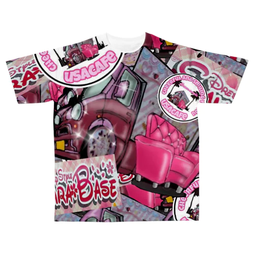 旅するクレープ屋さん All-Over Print T-Shirt