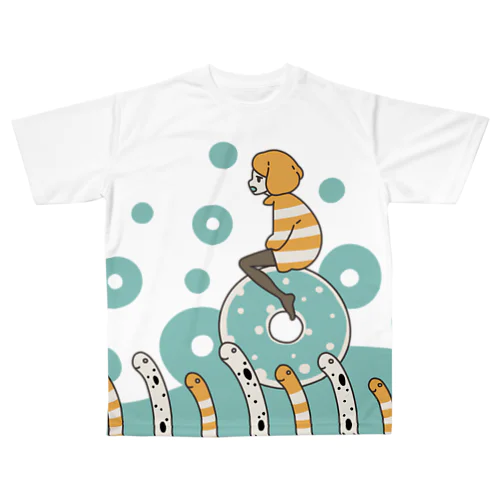 チンドーナツ All-Over Print T-Shirt