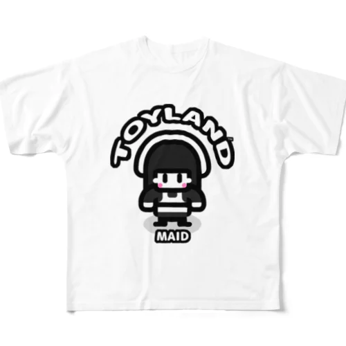 カワイイ メイドさん All-Over Print T-Shirt