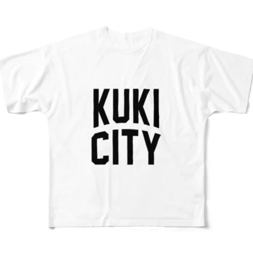 久喜市 KUKI CITY All-Over Print T-Shirt