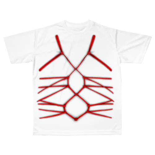 亀甲縛りTシャツ All-Over Print T-Shirt