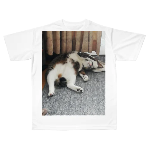酔っぱにゃい All-Over Print T-Shirt