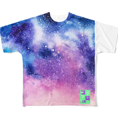 momo_emi 宇宙2 All-Over Print T-Shirt