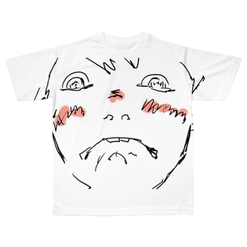 かたぎりゆう（恥ずかしい） All-Over Print T-Shirt