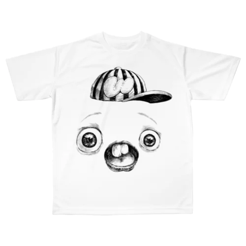 さちおくんの顔の写真 All-Over Print T-Shirt