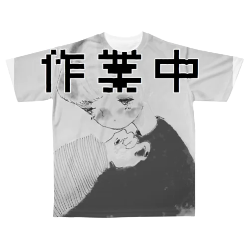 サギョーガール All-Over Print T-Shirt