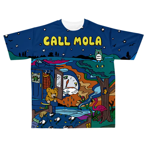 CALL MOLA All-Over Print T-Shirt