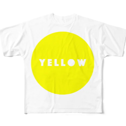 CIRCLE YELLOW. All-Over Print T-Shirt
