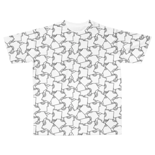 Tシャツ柄 All-Over Print T-Shirt