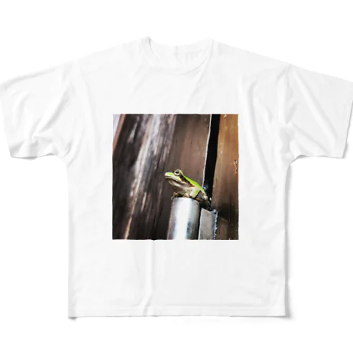 人間みたいなカエルくん3 All-Over Print T-Shirt