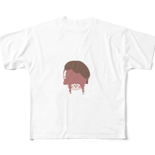チョコいちごアイスちゃん All-Over Print T-Shirt
