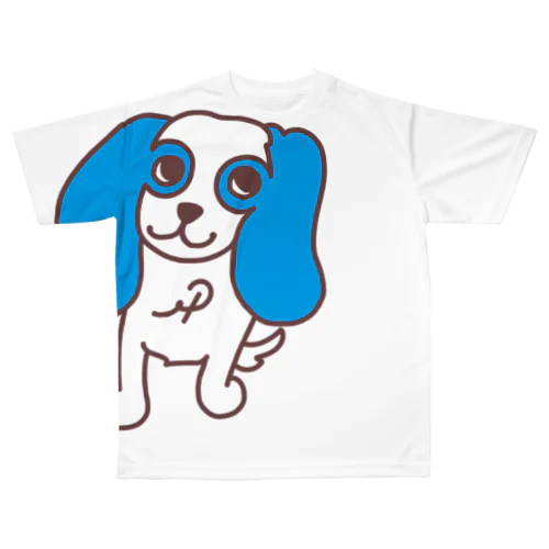 パンキーくん（ブルー） All-Over Print T-Shirt