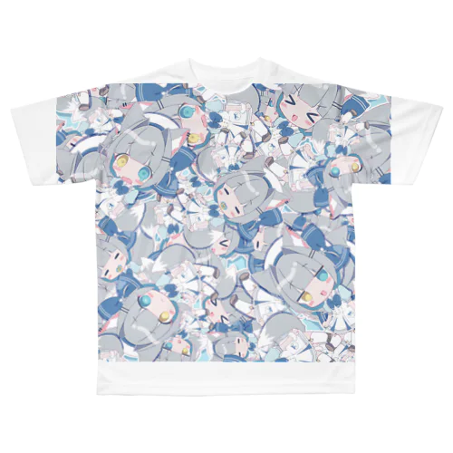 つめつめグラフィックTシャツ All-Over Print T-Shirt