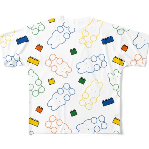 グミたち/カラフル2 All-Over Print T-Shirt