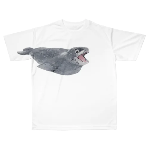 ヒョウアザラシ All-Over Print T-Shirt