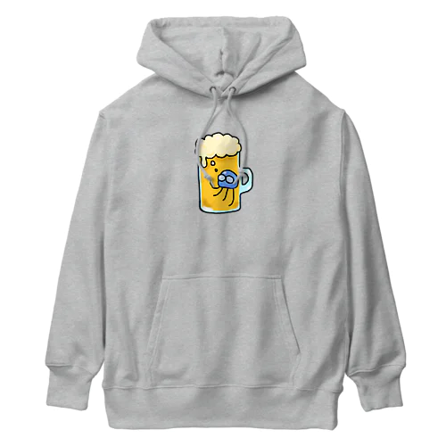 くらげのビール漬け Heavyweight Hoodie