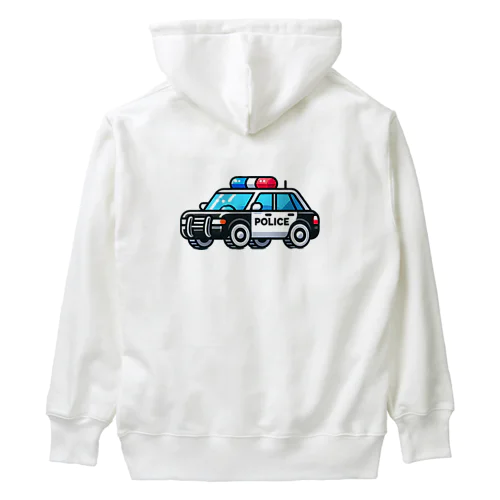 AIで描いたパトカー Heavyweight Hoodie