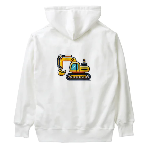 AIで描いたショベルカー Heavyweight Hoodie