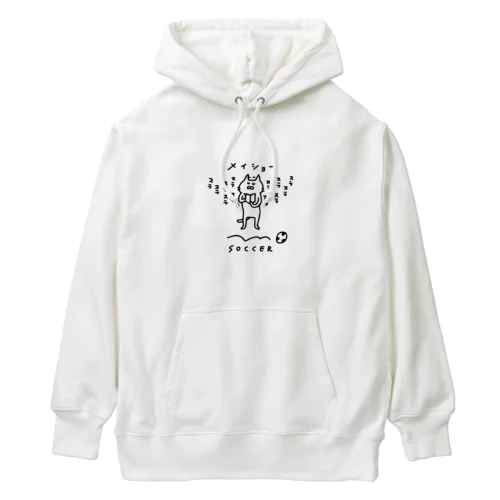 サッカー　名将のメモ Heavyweight Hoodie