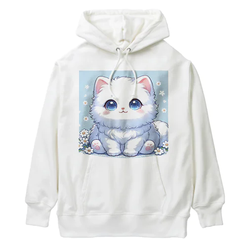 かわいい猫　ほわもこさん Heavyweight Hoodie