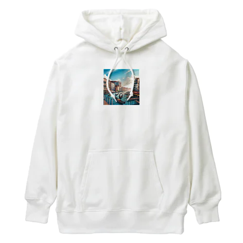 ヴェネチア（pixel art） Heavyweight Hoodie