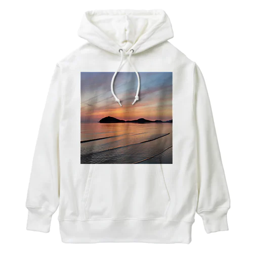 砂浜と海 Heavyweight Hoodie