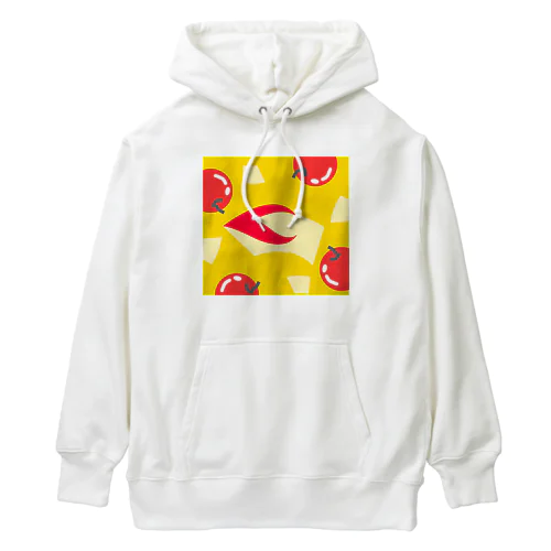 まんまるりんごだよ🍎 Heavyweight Hoodie
