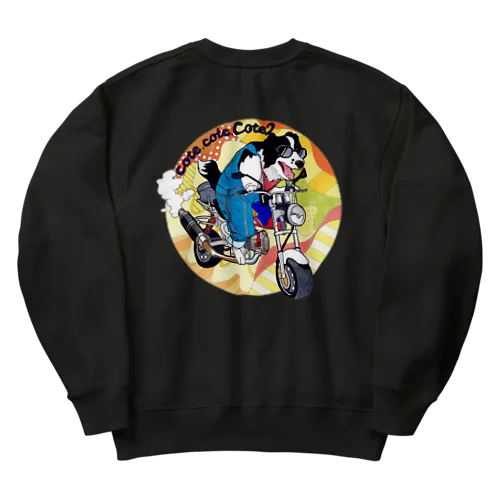 ワンコ×バイク Heavyweight Crew Neck Sweatshirt