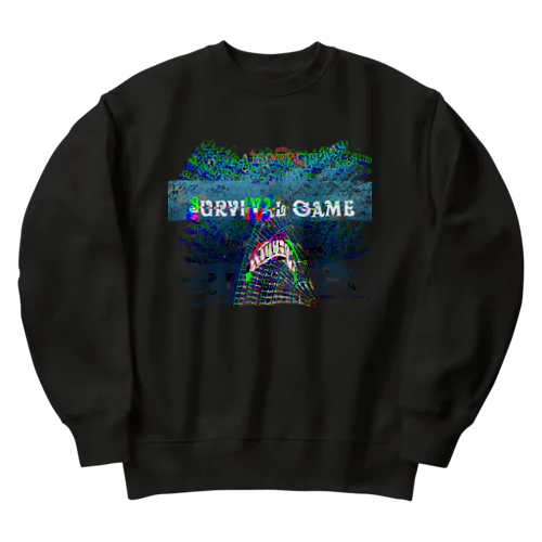 サイバー感増しの迫るやつ Heavyweight Crew Neck Sweatshirt