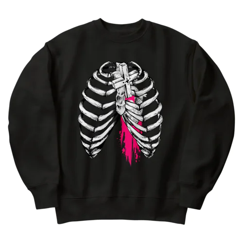 ☦️Devil Heart🖤 Heavyweight Crew Neck Sweatshirt