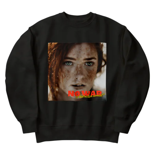 NO WAR Heavyweight Crew Neck Sweatshirt