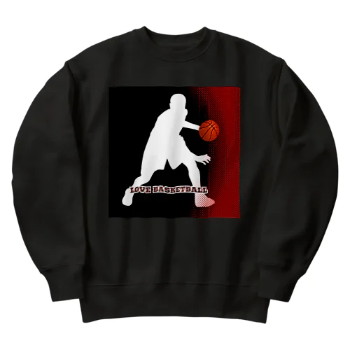 バスケ愛が止まらない Heavyweight Crew Neck Sweatshirt
