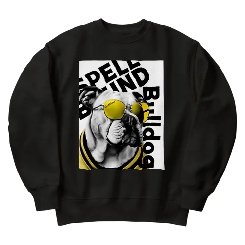 ブルドック　犬　スウェット　スペルバウンド Heavyweight Crew Neck Sweatshirt